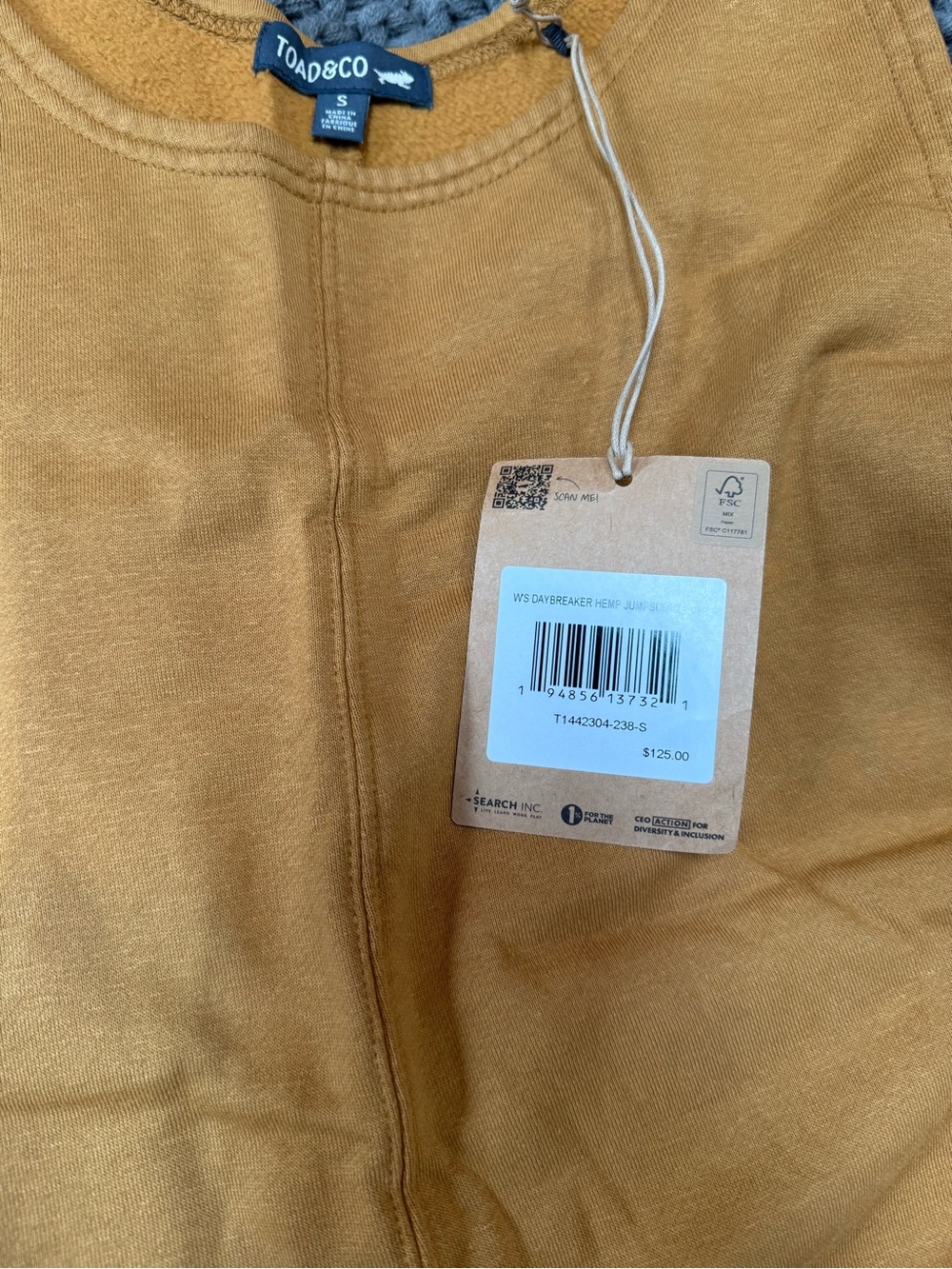 Toad&Co Women's WS DAYBREAKER HEMP JUMPSUIT- kelp - Picture 5 of 9